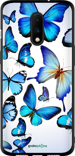 TPU чехол Бабочки для OnePlus 7 - 6023b-1740 изображение 