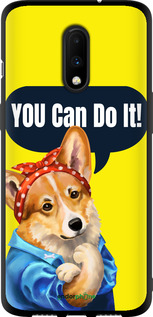 TPU чехол чехол с корги You Can Do It для OnePlus 7 - 6184b-1740 изображение 