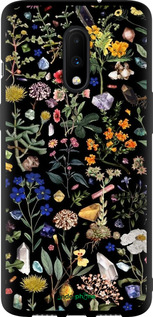 TPU чехол З квітами для OnePlus 7 - 6422b-1740 изображение 
