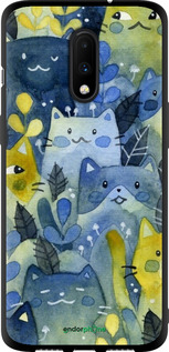TPU чехол Із зображенням котячого лісу для OnePlus 7 - 6447b-1740 изображение 