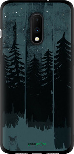 TPU чехол Лиса и ночной лес для OnePlus 7 - 6481b-1740 изображение 