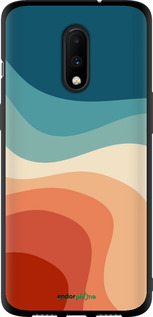 TPU чехол У стилі ретро з хвилями для OnePlus 7 - 6531b-1740 изображение 
