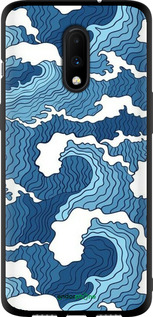 TPU чехол Абстрактний малюнок морських хвиль для OnePlus 7 - 6538b-1740 изображение 