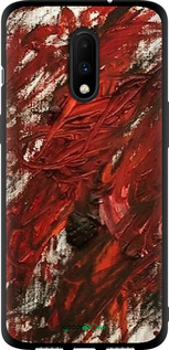 TPU чехол Абстрактная композиция в красных тонах для OnePlus 7 - 6541b-1740 изображение 