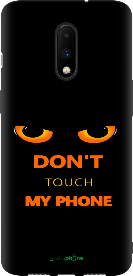 TPU чехол Don't touch the phone для OnePlus 7 - 4261b-1740 изображение 