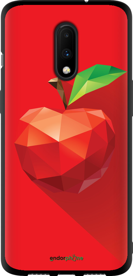 TPU чехол Яблуко для OnePlus 7 - 4696b-1740 изображение 
