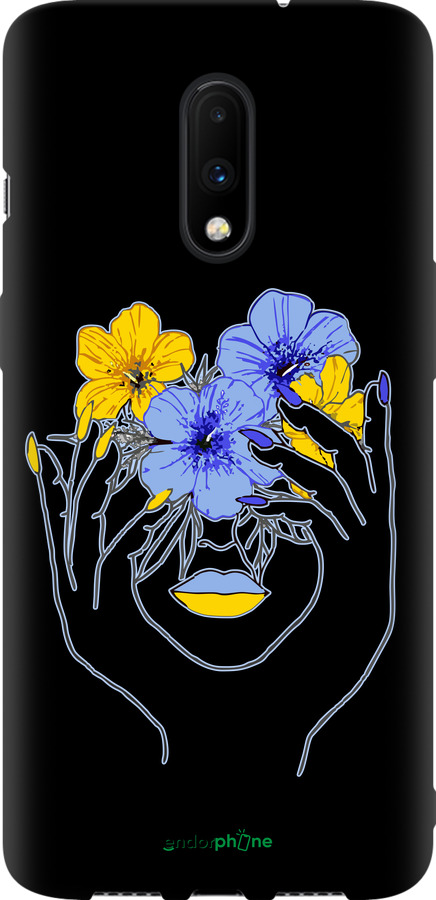 

TPU чохол "Дівчина v4" для OnePlus 7, Сірий