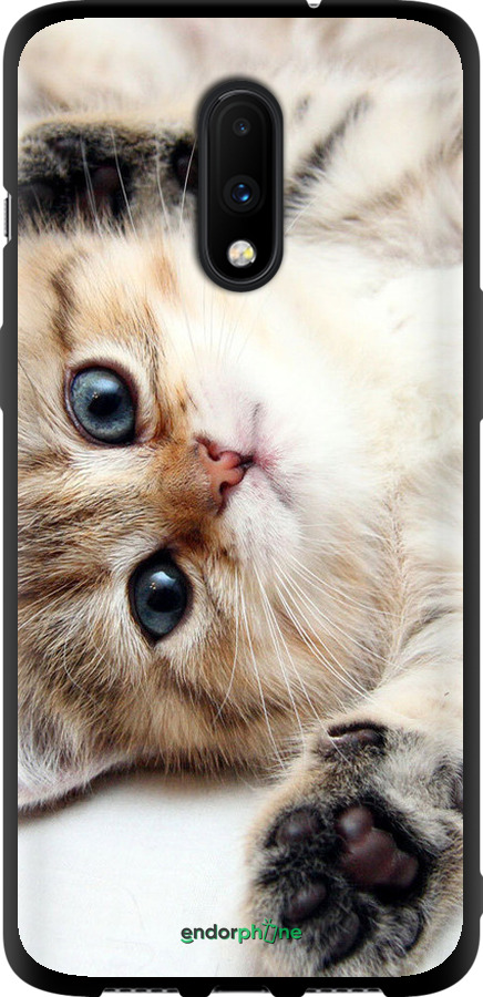 TPU чехол Котик для OnePlus 7 - 6024b-1740 изображение 