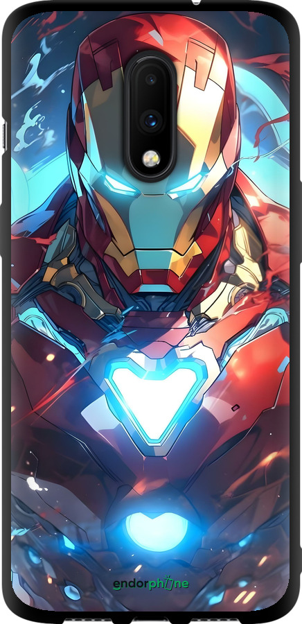 TPU чехол Железный человек для OnePlus 7 - 6372b-1740 изображение 