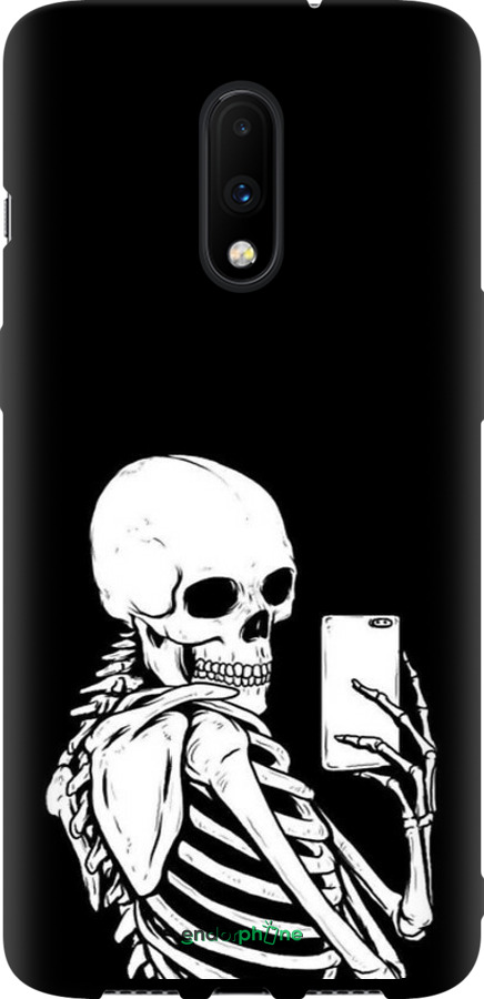 TPU чехол Скелет робить Selfie для OnePlus 7 - 6535b-1740 изображение 