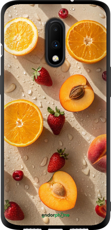 TPU чехол Фрукти 3 для OnePlus 7 - 6703b-1740 изображение 
