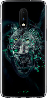 2D пластиковый чехол Wolf для OnePlus 7 - 6610t-1740 изображение 