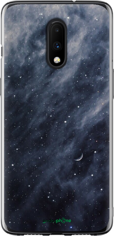 2D пластиковий чехол Сині хмари, Синій місяць для OnePlus 7 - 6398t-1740 изображение 
