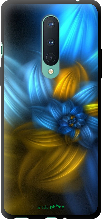 

TPU чорний чохол "Візерунок 46" для OnePlus 8, Синій