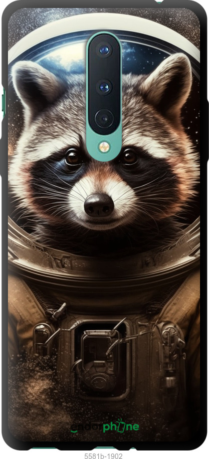 TPU чехол Raccoon austronaut для OnePlus 8 - 5581b-1902 изображение 
