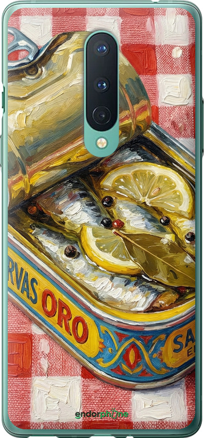 2D пластиковый чехол Vintage Sardine Tin Phone для OnePlus 8 - 6772t-1902 изображение 