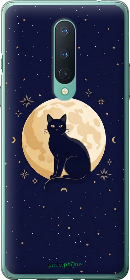 Силіконовий чехол Cute Cat Celestial/Witchy для OnePlus 8 - 6787u-1902 изображение 