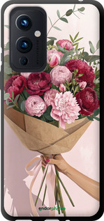 TPU чехол Пионы 1 для OnePlus 9 - 6705b-2249 изображение 