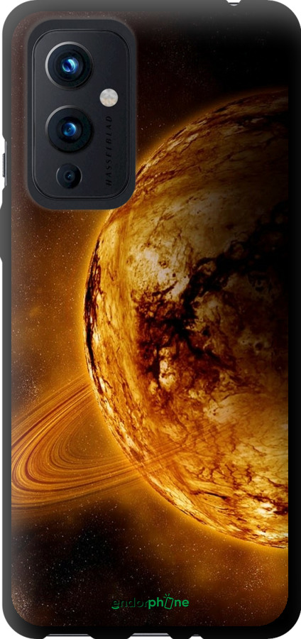 TPU чехол Жовтий Сатурн для OnePlus 9 - 170b-2249 изображение 