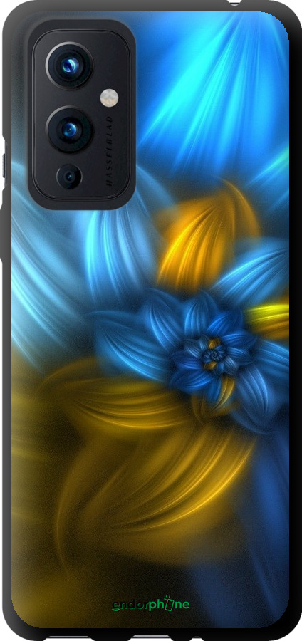 

TPU чорний чохол "Візерунок 46" для OnePlus 9, Синій