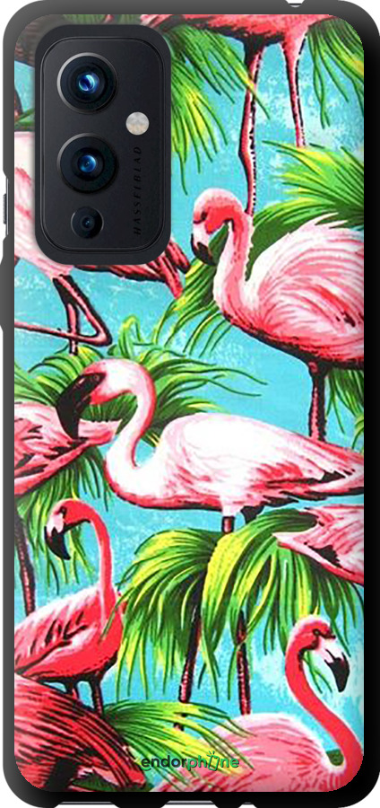 TPU чехол Tropical background для OnePlus 9 - 4016b-2249 изображение 