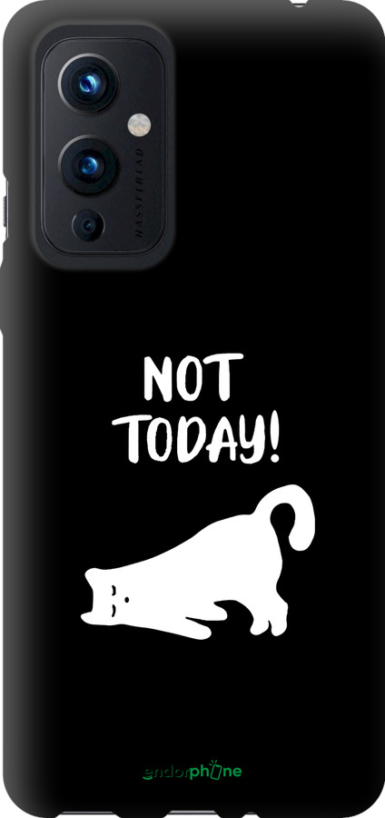 

TPU чохол "Втомлений кіт" для OnePlus 9, Білий