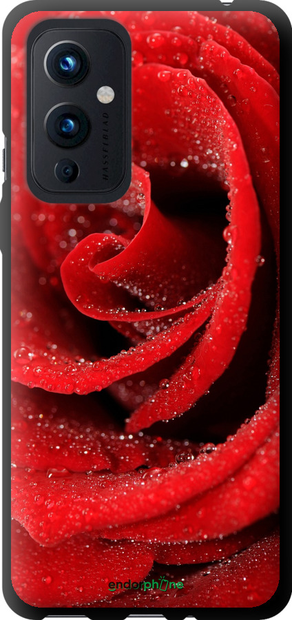 

TPU чохол "Червона троянда" для OnePlus 9, Червоний