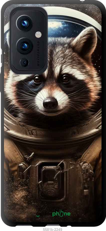 TPU чехол Єнот-австронавт для OnePlus 9 - 5581b-2249 изображение 