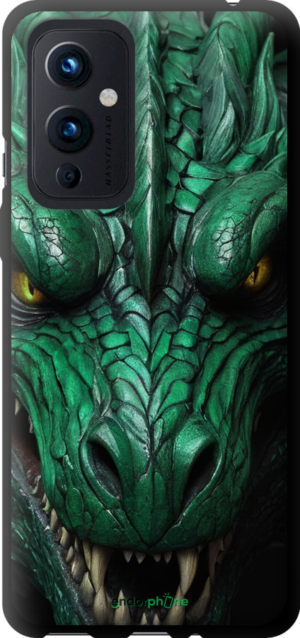 TPU чехол Зелёный дракон v2 для OnePlus 9 - 5817b-2249 изображение 