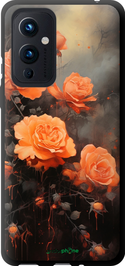 TPU чехол Оранжеві троянди для OnePlus 9 - 5944b-2249 изображение 