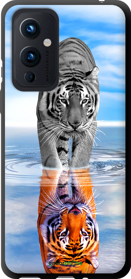 TPU чехол Тигр для OnePlus 9 - 6016b-2249 изображение 