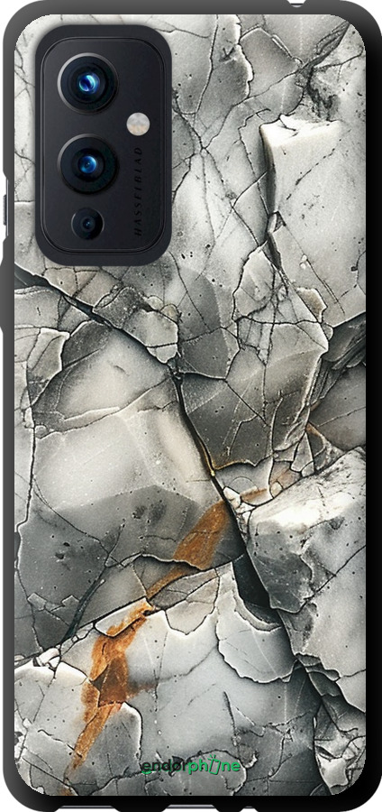 TPU чехол Серый мрамор для OnePlus 9 - 6041b-2249 изображение 