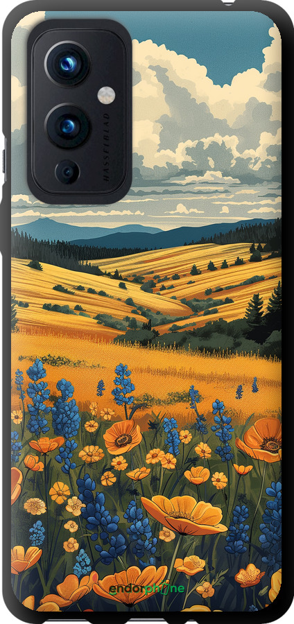 TPU чехол Украинское поле для OnePlus 9 - 6082b-2249 изображение 