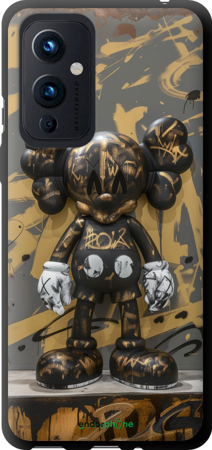 TPU чехол Bronze kaws для OnePlus 9 - 6097b-2249 изображение 