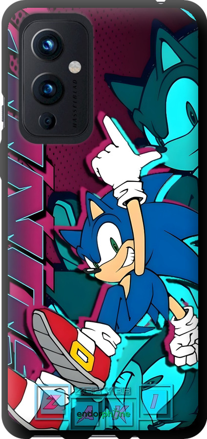 TPU чехол Соник для OnePlus 9 - 6284b-2249 изображение 