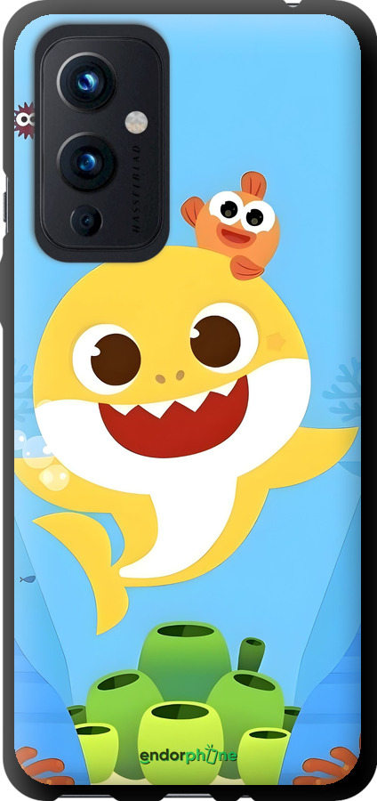 TPU чехол Бейби Шарк для OnePlus 9 - 6303b-2249 изображение 