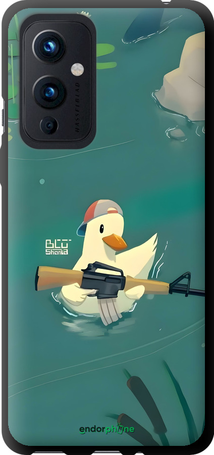 TPU чехол Уточка с автоматом для OnePlus 9 - 6356b-2249 изображение 