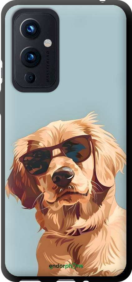 TPU чехол Пес в очках для OnePlus 9 - 6381b-2249 изображение 