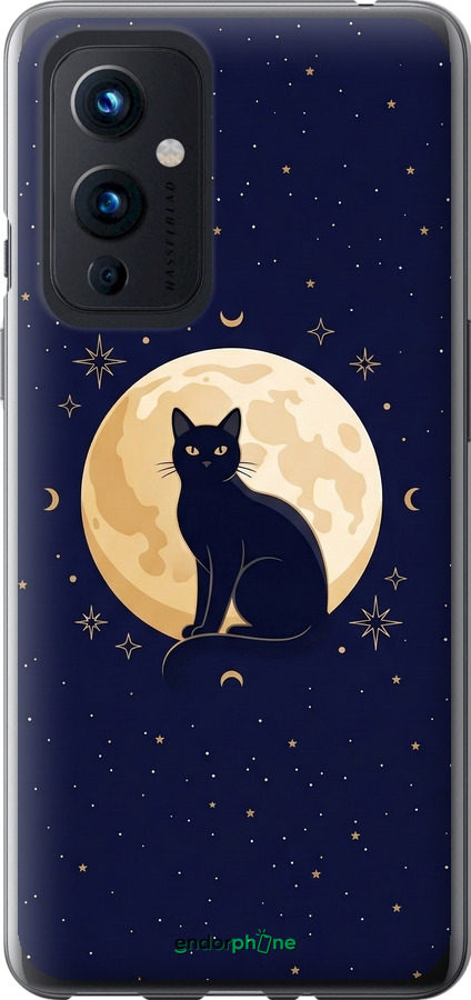 Силиконовый чехол Cute Cat Celestial/Witchy для OnePlus 9 - 6787u-2249 изображение 