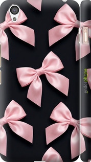 3D пластиковый матовый чехол Coquette Ribbons Dark Coquette для OnePlus X - 6767m-385 изображение 