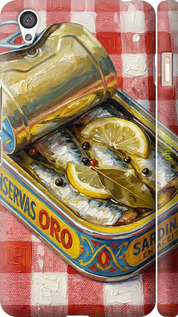 3D пластиковий глянцевий чехол Vintage Sardine Tin Phone для OnePlus X - 6772c-385 изображение 