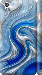 3D пластиковый глянцевый чехол Liquid Chrome для OnePlus X - 6781c-385 изображение 