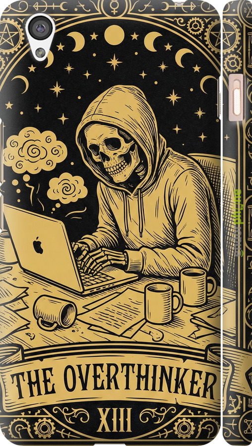 3D пластиковый глянцевый чехол The Overthinker для OnePlus X - 6774c-385 изображение 