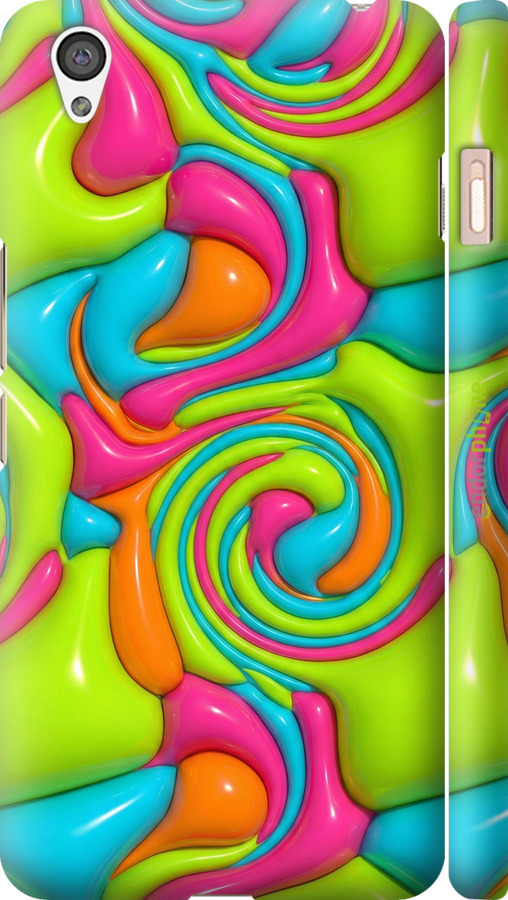 3D пластиковый матовый чехол Y2K Jelly Dream для OnePlus X - 6780m-385 изображение 