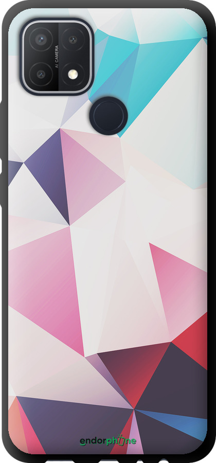 TPU чехол Геометрия 3 для Oppo A15 - 4415b-2119 изображение 