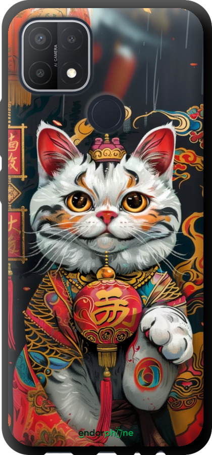 TPU чехол China Cat v2 для Oppo A15s - 6135b-2527 изображение 