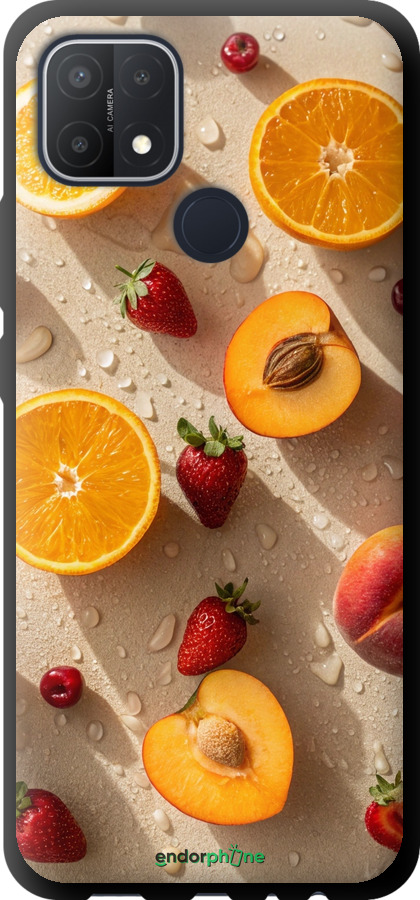 TPU чехол Фрукты 3 для Oppo A15 - 6703b-2119 изображение 