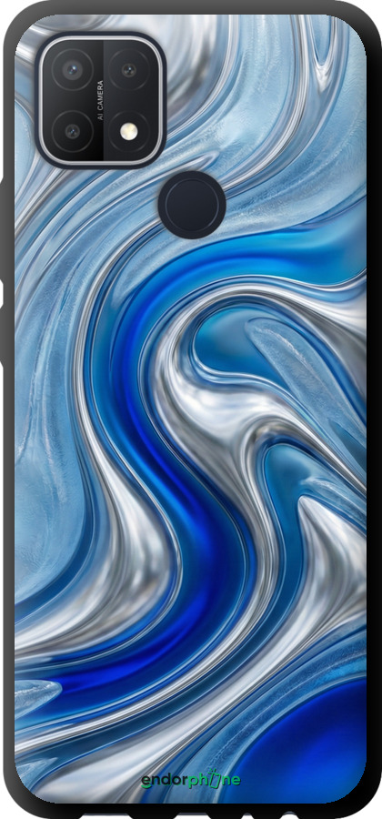 TPU чехол Liquid Chrome для Oppo A15s - 6781b-2527 изображение 