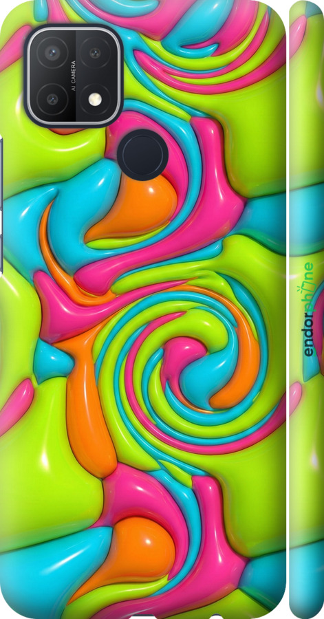 3D пластиковый матовый чехол Y2K Jelly Dream для Oppo A15 - 6780m-2119 изображение 