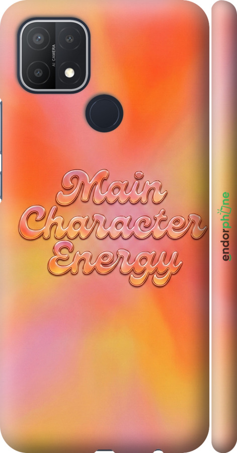 3D пластиковый матовый чехол Aura Gradient Main Character Energy Aesthetic Y2K для Oppo A15s - 6783m-2527 изображение 